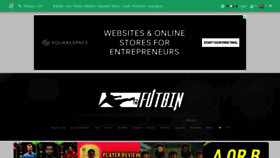 What Futbin.com website looked like in 2019 (4 years ago)