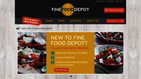 What Finefooddepot.com.au website looked like in 2019 (4 years ago)