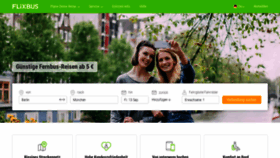 What Flixbus.de website looked like in 2019 (4 years ago)