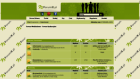 What Forumix.pl website looked like in 2019 (4 years ago)
