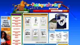 What Funnycoloring.com website looked like in 2019 (4 years ago)