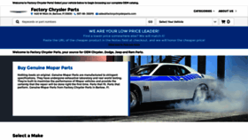 What Factorychryslerparts.com website looked like in 2019 (4 years ago)
