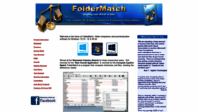 What Foldermatch.com website looked like in 2019 (4 years ago)