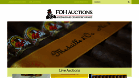 What Fohauctions.com website looked like in 2019 (4 years ago)