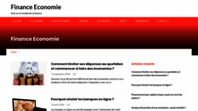 What Finance-economie.com website looked like in 2019 (4 years ago)