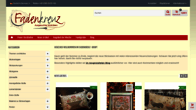 What Fadenkreuz-shop.de website looked like in 2019 (4 years ago)
