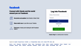 What Facebook.com website looked like in 2019 (4 years ago)