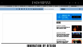 What Fastcompany.com website looked like in 2019 (4 years ago)