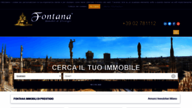 What Fontanaimmobilidiprestigio.it website looked like in 2019 (4 years ago)