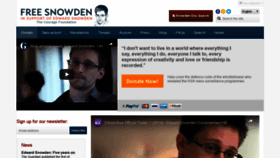 What Freesnowden.is website looked like in 2019 (4 years ago)