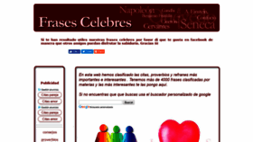 What Frasescelebres.org.es website looked like in 2019 (4 years ago)