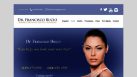 What Franciscobucio.com website looked like in 2019 (4 years ago)