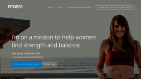 What Fitnessfatale.com website looked like in 2019 (4 years ago)