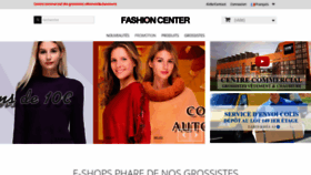 What Fashioncenterparis.com website looked like in 2019 (4 years ago)