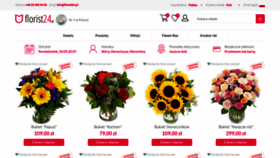 What Florist24.pl website looked like in 2019 (4 years ago)