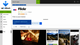 What Flickr.en.uptodown.com website looked like in 2019 (4 years ago)