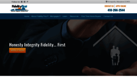 What Fidelityfirst.net website looked like in 2019 (4 years ago)