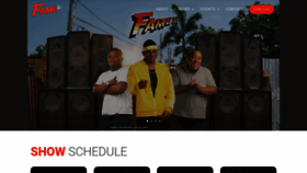 What Fame95fm.com website looked like in 2019 (4 years ago)