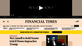 What Financialtimes.com website looked like in 2019 (4 years ago)