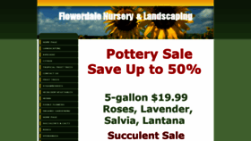What Flowerdalenursery.com website looked like in 2019 (4 years ago)