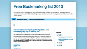 What Freebookmarkinglist2013.blogspot.in website looked like in 2019 (4 years ago)