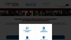 What Fairworkcentre.com.au website looked like in 2019 (4 years ago)