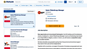 What Fundraisingjobs.co.uk website looked like in 2019 (4 years ago)
