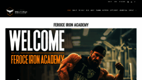 What Feroceironacademy.com website looked like in 2019 (4 years ago)