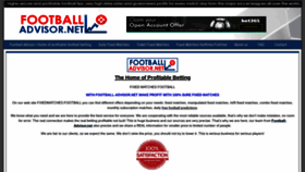 What Football-advisor.net website looked like in 2019 (4 years ago)