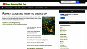 What Flower-gardening-made-easy.com website looked like in 2019 (4 years ago)