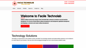 What Faciletechnolab.com website looked like in 2019 (4 years ago)