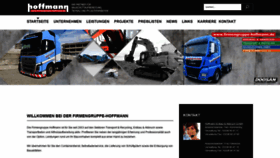What Firmengruppe-hoffmann.de website looked like in 2019 (4 years ago)