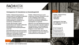 What Fachwerk-schulungen.de website looked like in 2019 (4 years ago)