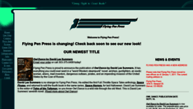 What Flyingpenpress.com website looked like in 2019 (4 years ago)