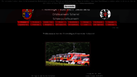 What Feuerwehr-scharrel.de website looked like in 2019 (4 years ago)