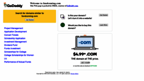 What Fundcoming.com website looked like in 2019 (4 years ago)
