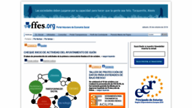 What Ffes.org website looked like in 2019 (4 years ago)