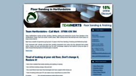 What Floor-sanders-hertfordshire.co.uk website looked like in 2019 (4 years ago)