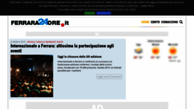 What Ferrara24ore.it website looked like in 2019 (4 years ago)