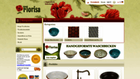 What Florisa.de website looked like in 2019 (4 years ago)