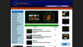 What Freegames33.com website looked like in 2019 (4 years ago)