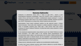 What Fileshark.pl website looked like in 2019 (6 years ago)
