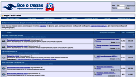 What Forum.vseoglazah.ru website looked like in 2019 (4 years ago)