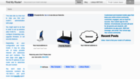 What Findmyrouter.net website looked like in 2019 (4 years ago)