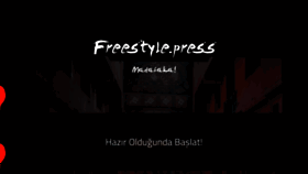 What Freestyle.press website looked like in 2019 (4 years ago)