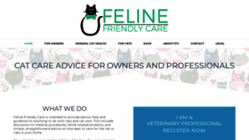 What Felinefriendlycare.com website looked like in 2019 (4 years ago)