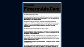 What Firearmads.com website looked like in 2019 (4 years ago)