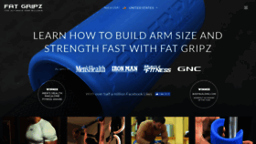 What Fatgripz.com website looked like in 2019 (4 years ago)