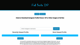 What Fullinstadp.com website looked like in 2019 (4 years ago)