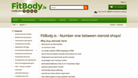 What Fitbody.is website looked like in 2019 (4 years ago)